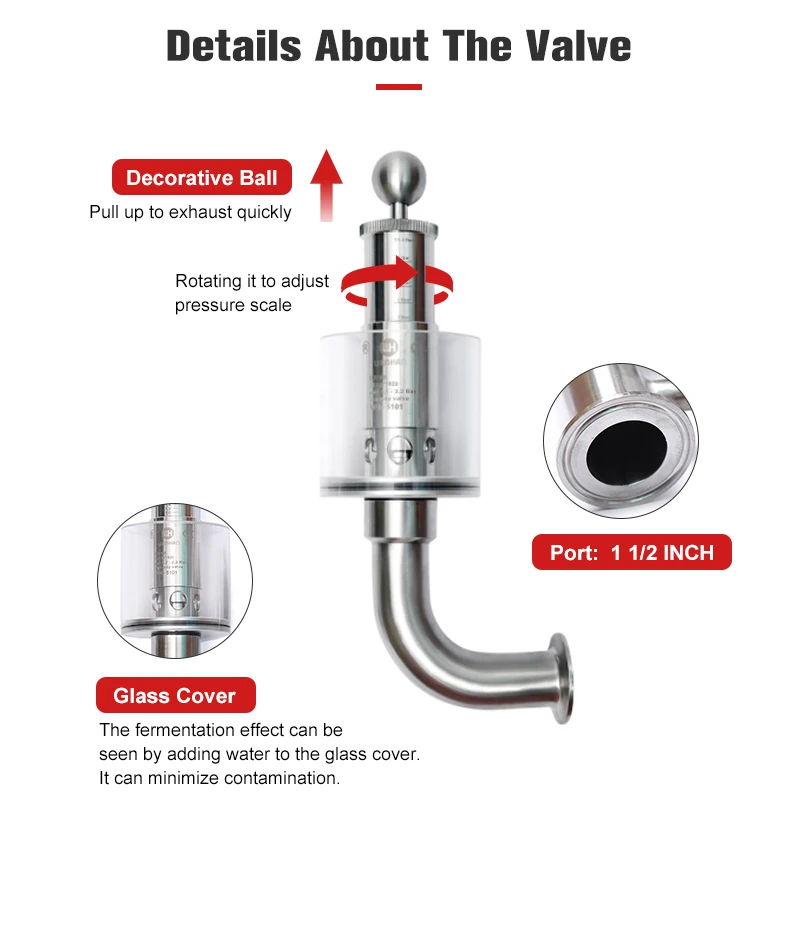 Elbow Type DIN Standard 0 to 4bar Gas Carbon Dioxide Pressure Regulating Valve