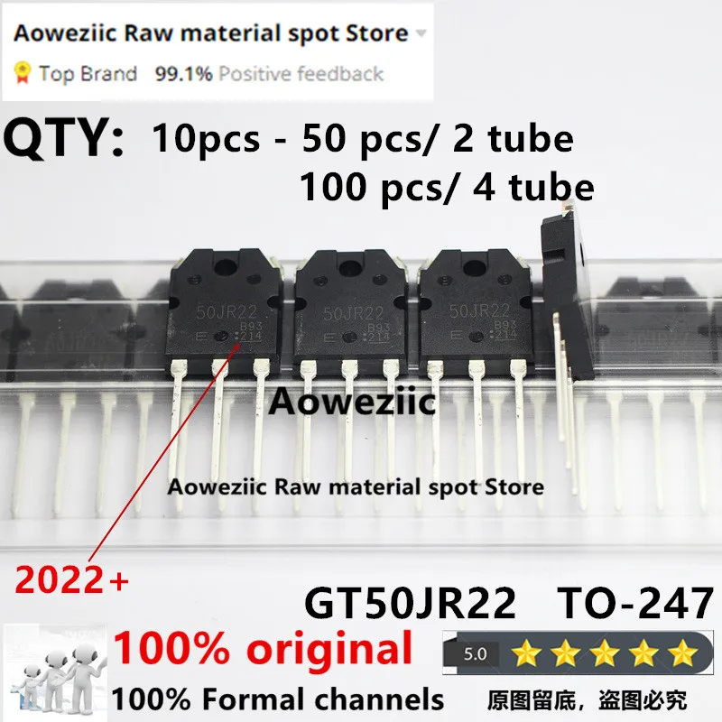 Aoweziic 2025+ 100% Nowy Importowany Oryginalny GT50JR22 50JR22 TO-247 Tranzystor IGBT Mocy 50A 600V
