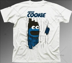 heres Johnny Cookie Monster Muppets The Shining movie white t-shirt 9919