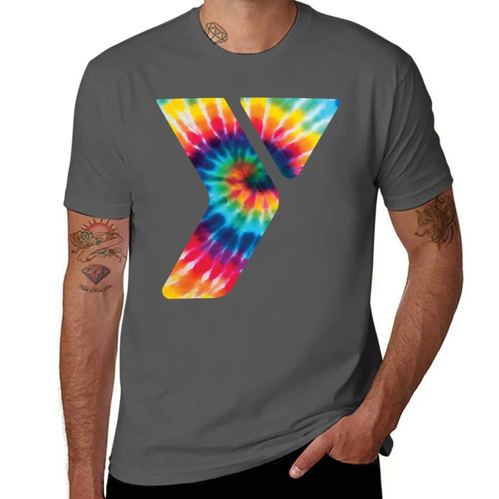 

YMCA logo T-Shirt t shirts for man cotton soft funny t shirts dark humor T-Shirt