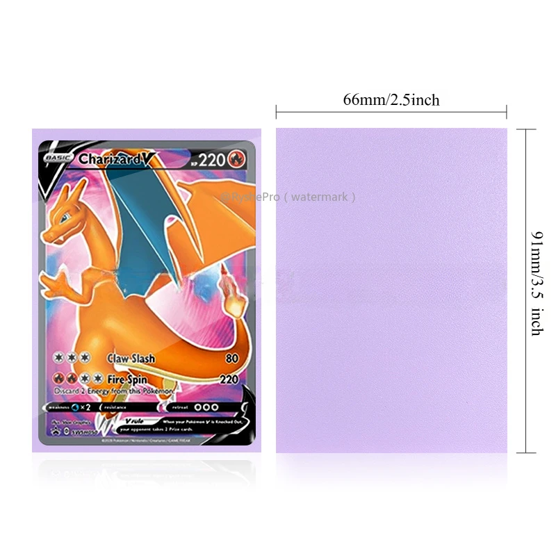 Standard Size Card Sleeves Sturdy Card Protectors Sleeve Perfect Shuffling Protect Your Trading Cards for TCG & Sports Cards