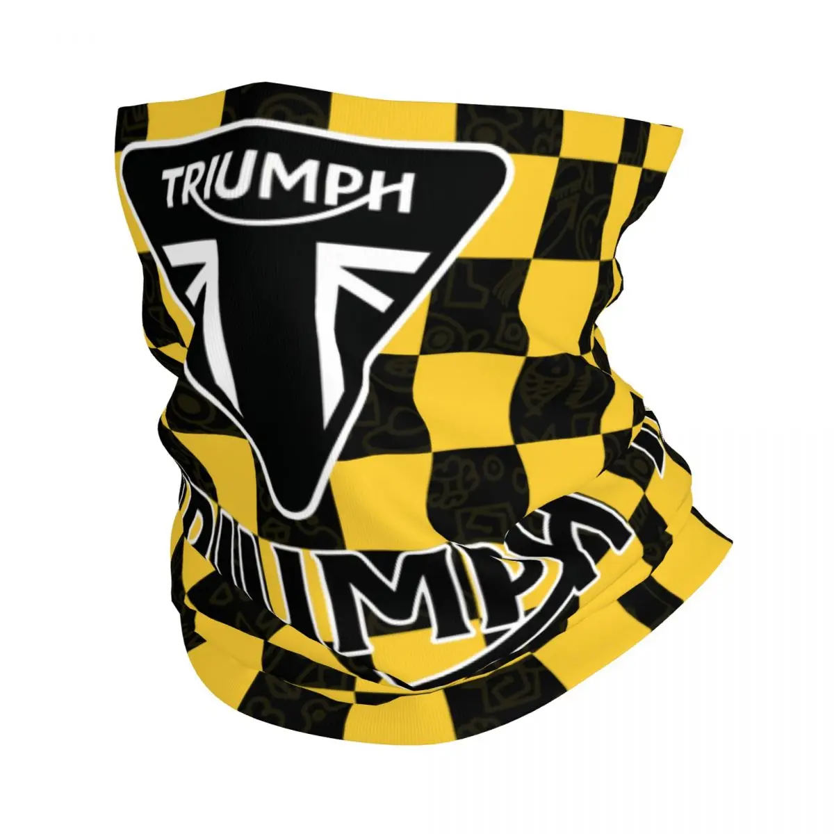 Cool Triumphs Bandana Neck Gaiter Printed Motorcycle Club Szalik na twarz Maska rowerowa Piesze wycieczki Unisex Dorośli Zima