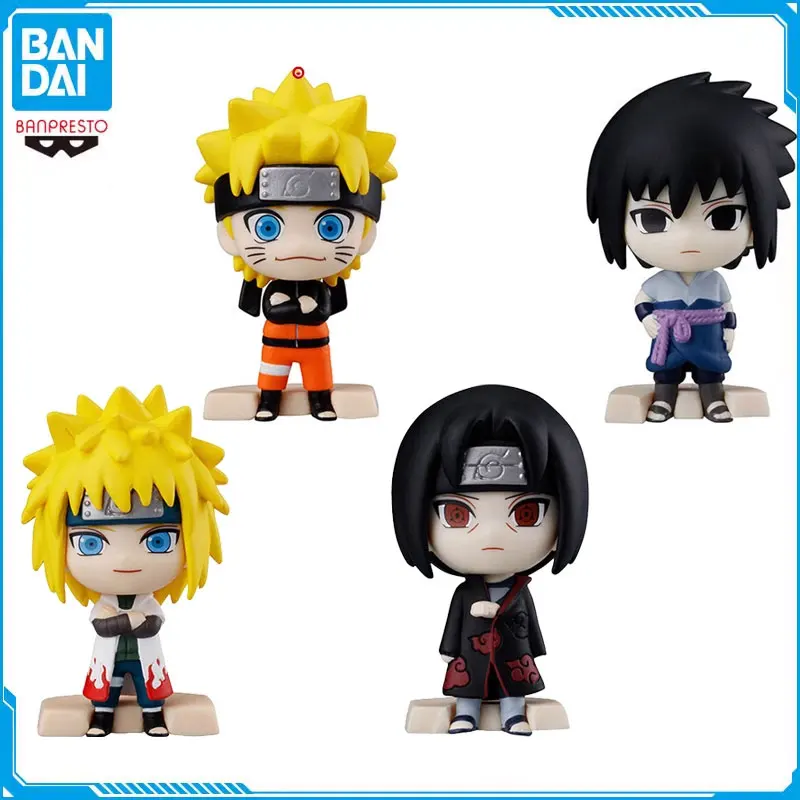 

BANDAI Original Naruto Gashapon Toys Uzumaki Naruto Uchiha Itachi Uchiha Sasuke Action Figure Desktop Ornaments Capsule Toys