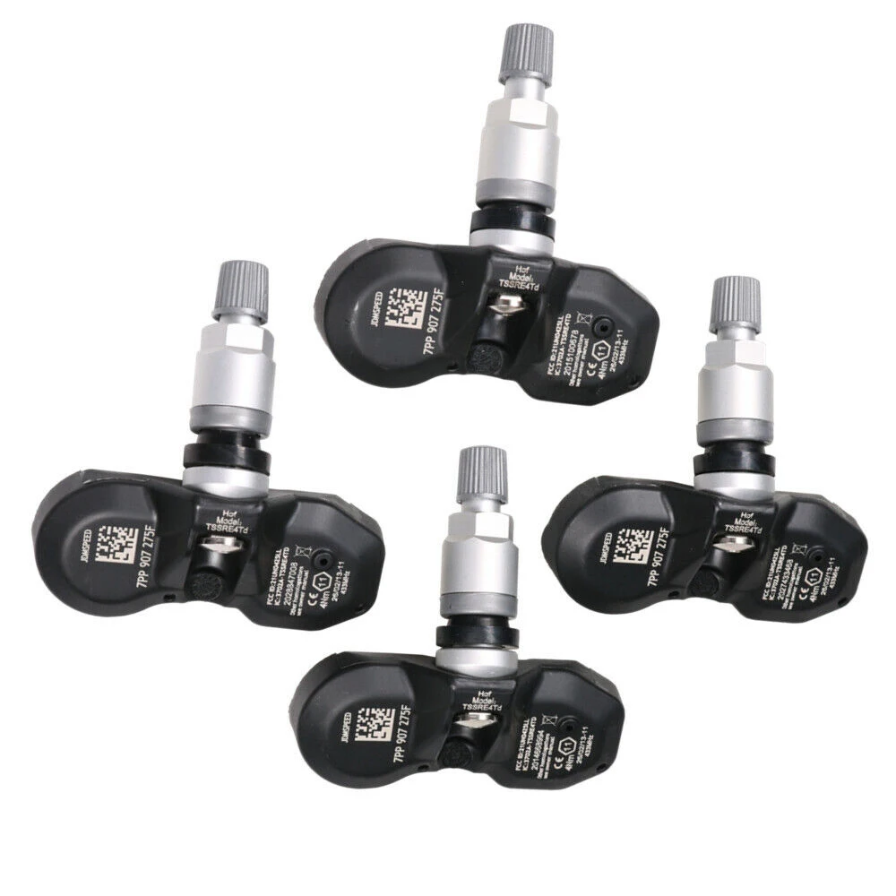 4 Pcs Tire Pressure Monitor Sensor 7PP907275F For 2009-2013 PORSCHE PANAMERA (970) 433MHz