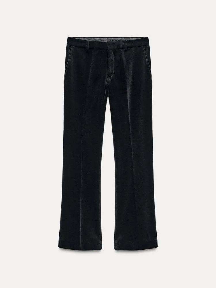 

Новое весеннее поступление, женский бархатный костюм-джакет с длинными пуговицами, све 373626, брюки 3736249, модный повседневный наряд