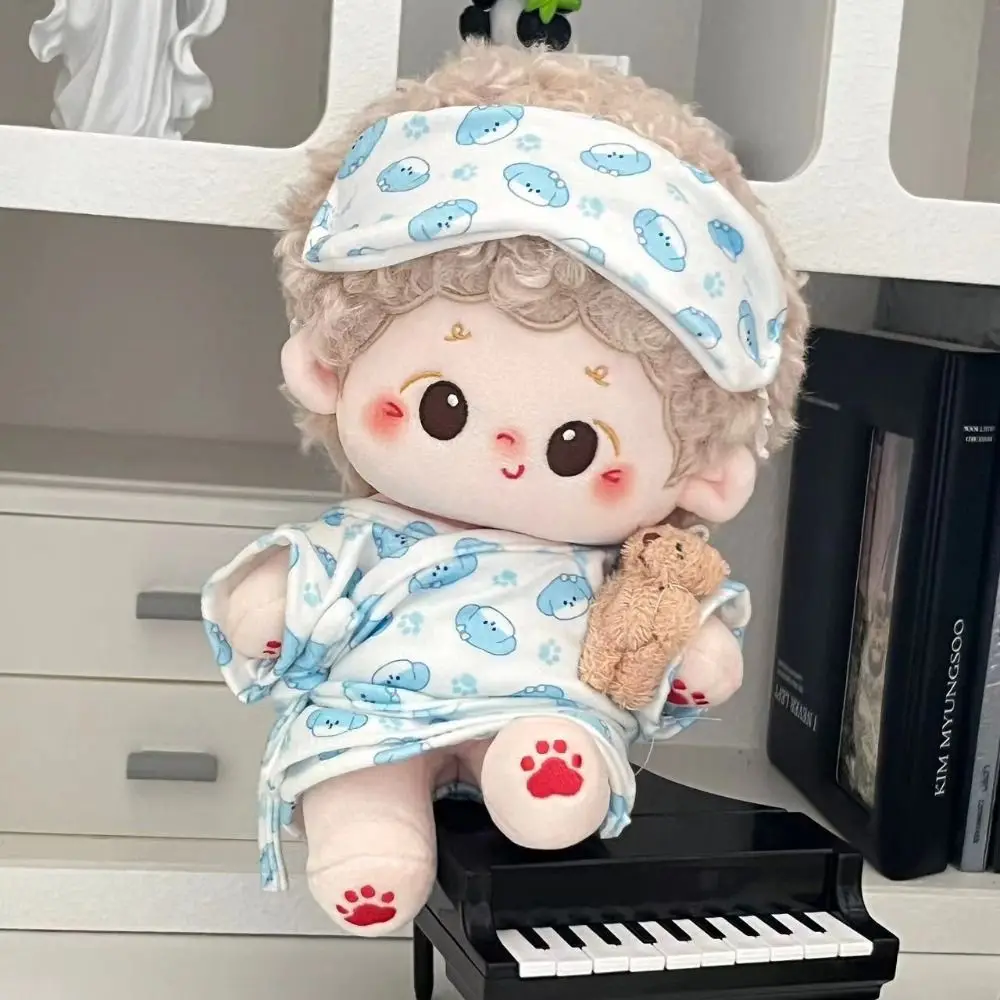 Fashion Cute Bunny Cotton Doll Clothes Handmade Cos Gift Doll Princess Dress DIY Doll Cap Headdress