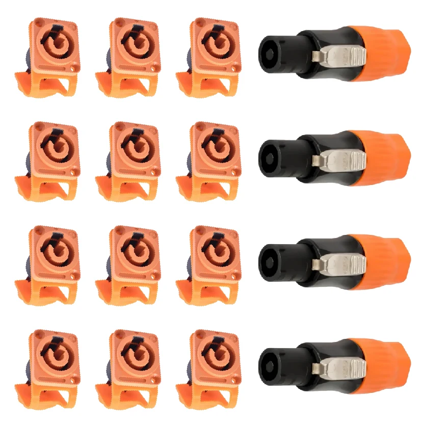 

Сценические прожекторы, DJ-оборудование, светодиодные экраны, водонепроницаемый силовой разъем IP65, 3-контактный, 20А, авиационный штекер