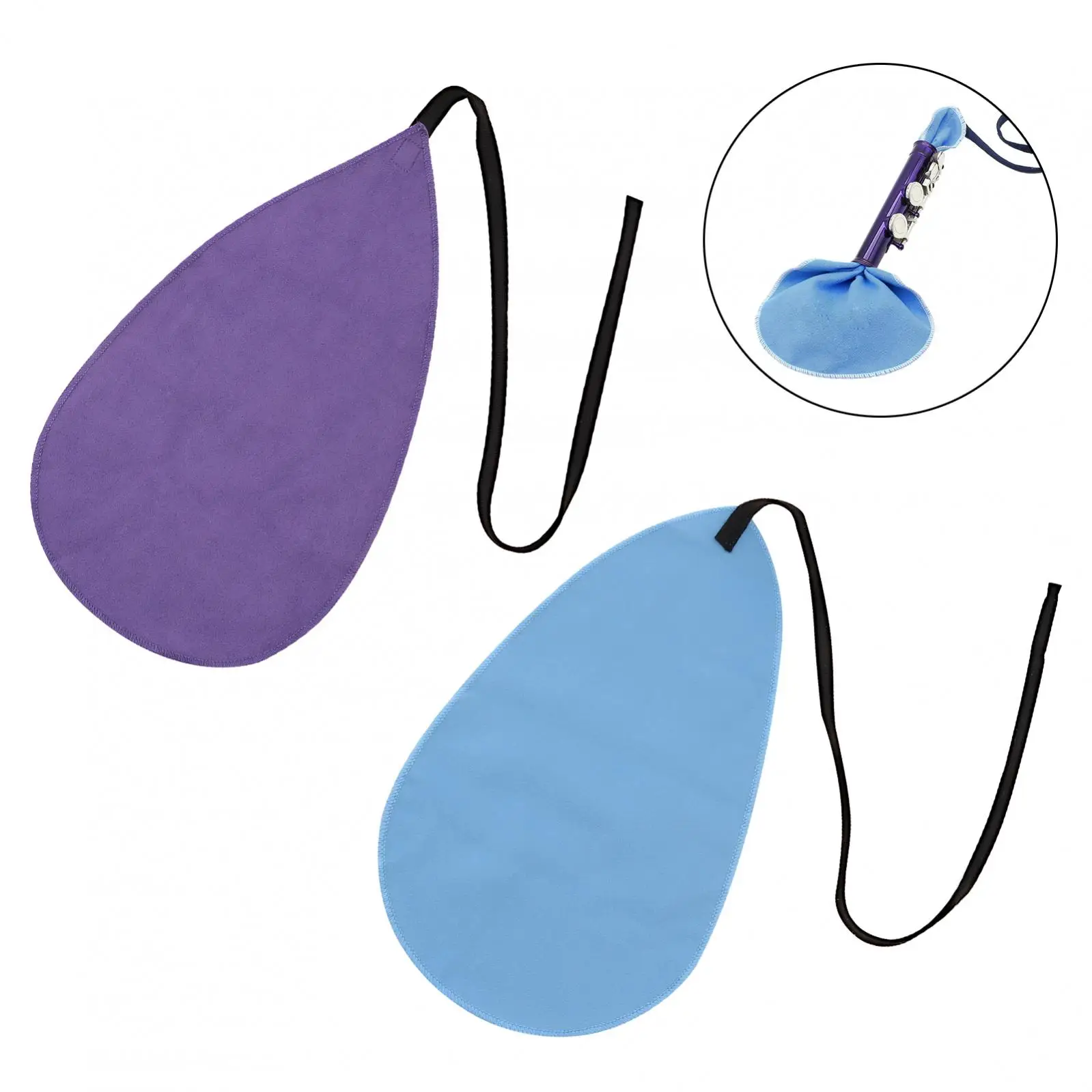 

Искусственная замша внутренняя чистящая ткань для саксофона/флейты/кларнета ветровые инструменты очистка веревкой