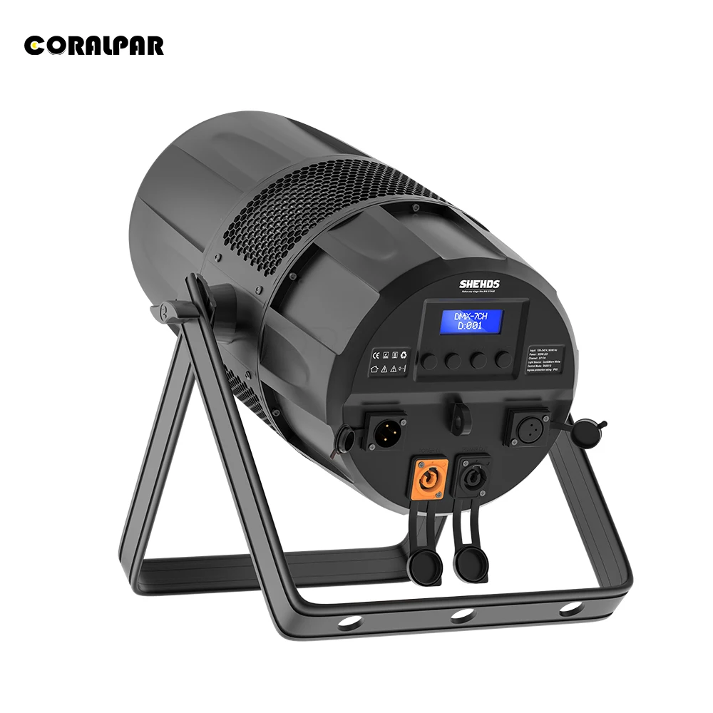 Imagem -02 - Coralpar-impermeável Led Cob Blinder com Flight Case Zoom Par Warm And Cool White Outdoor dj Disco Festa de Casamento Ip65 300w 2in 1