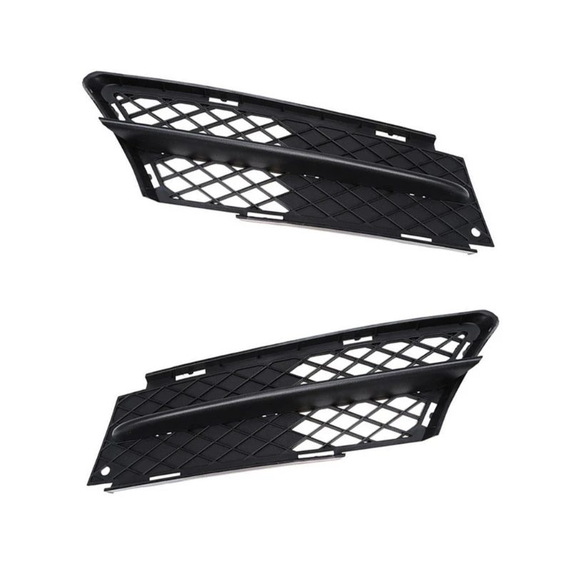 For E90 2006-2008 Pre-LCI Car Front Bumper Lower Grill Grilles Fog Lights Cover