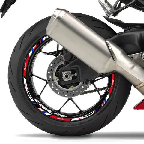 Dla wszystkich REPSOL CBR250RR CBR400RR CBR600RR CBR1000RR krawędź koła motocykla naklejka na felgę naklejki w paski akcesoria