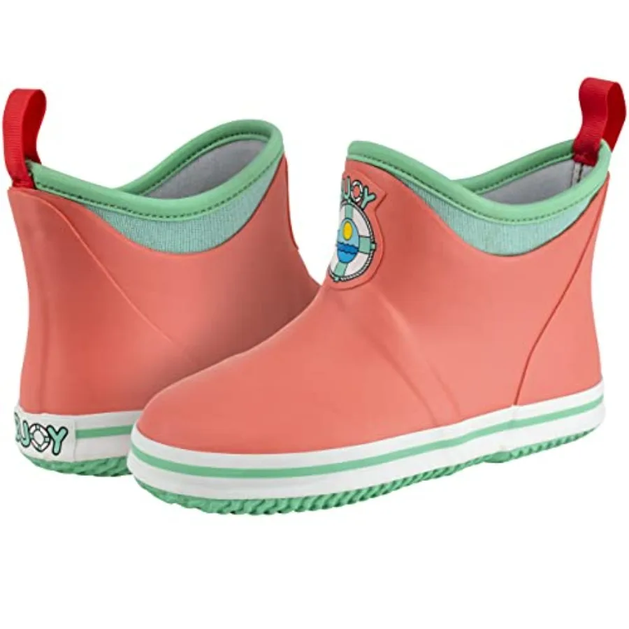 

Buoy Boots Solid Color Toddler and Ankle Rain Boots for Boys and Girls