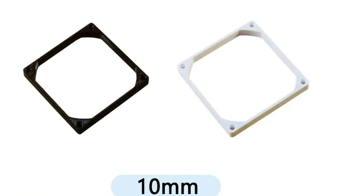 92mm PC Case Fan Riser Bracket, Fake Radiator Modification Fan Spacer, Screws Included