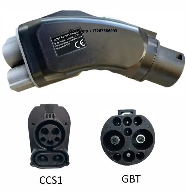 

Longood CE 2026 New Electric Vehicle Adapter CCS1 to GBT Connector 300A Wholesale Fast Charger Adapter for China GBT Version EV