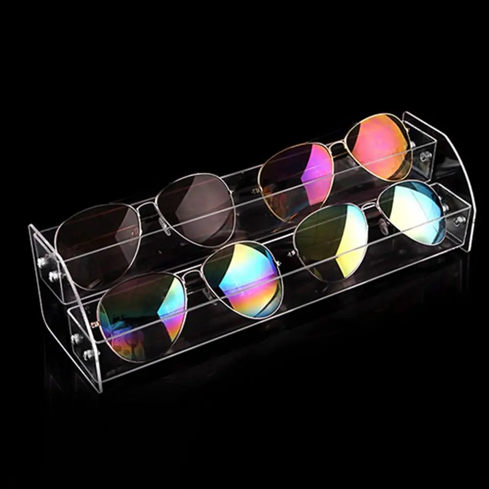 Durable Holder Storage Box Jewelry Organizer Glasses Frame Tray Sunglass Display Rack Acrylic Stand