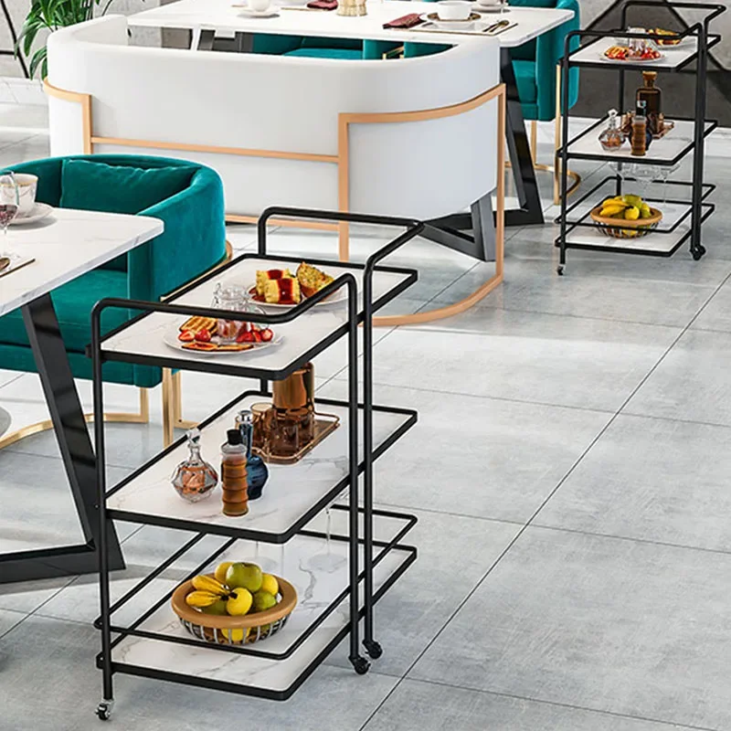 Rotating Cleaning Shelf Salon Trolley Bar Gold Drink Serving Salon Trolley Muebles Workshop Peluqueria Salon Furniture