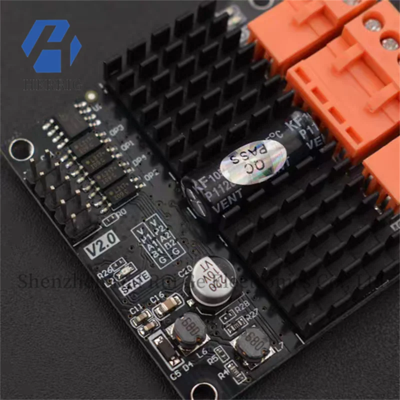 Dual channel DC motor drive board-12A voltage range is 6.5-37V