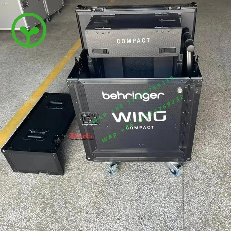 26 StyleAll In Black Flip Up Hydraulic Flight Case For Behringer Wing Compact