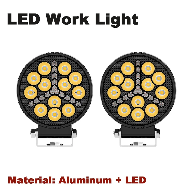 

Combo LED Light Bar 12V 24V Car Work led Headlight DRL Auto Light Fog Lamp off Road for ATV SUV 2 Color Trucks Accessories