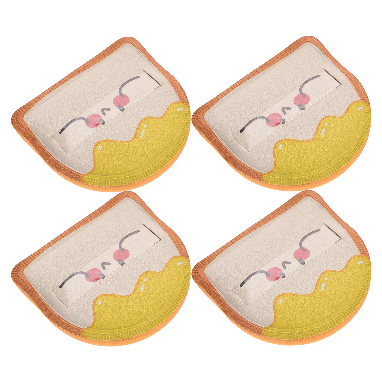 

Kawaii Mini Makeup Sponge Cushion Puff Soft Travel Facial Beauty Tool Replacement Toast Shape Portable Powder