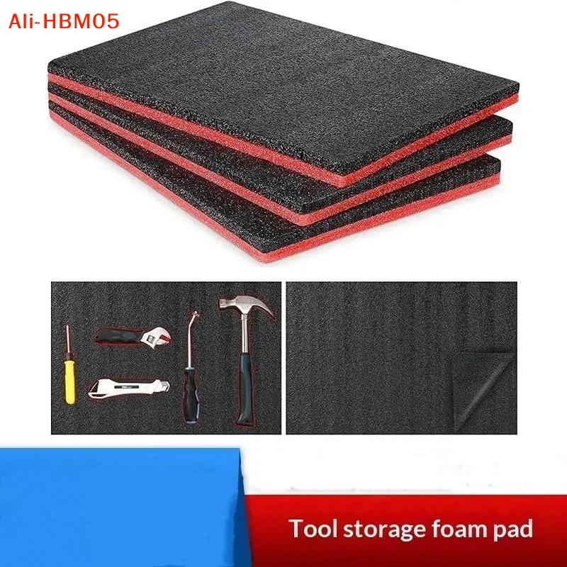 (HB05)3pc Tool Box Foam Polyethylene Tool Inserts Case EPE Foam For Organizer Case Drawer LinerCamera Toolbox Storage Shadow
