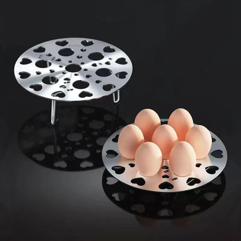 

Multifunctional Steamed Egg Rack Stainless Steel Steamed Bun Dumplings Steaming Rack Durable Steamer Cooking Accessories Kitchen