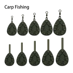 2pcs carp fishing weight,Leads with swivelling rings and inline leads,2oz/2.5oz/3oz/3.5oz/4oz