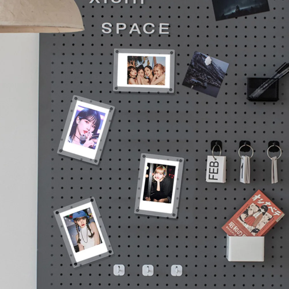 3 بوصة صور الاكريليك إطار شفط مغناطيسي لتقوم بها بنفسك ل Fujifilm Instax Mini 12 11 9 8 7s 25 50s EVO كاميرا فيلم صغير ورق طباعة الصور