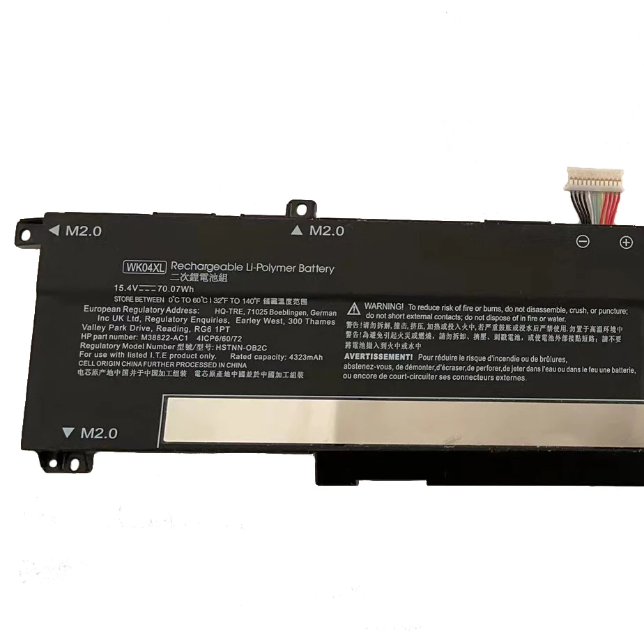 Laptop Battery M41640-AC1 83Wh/70Wh WK06XL/WK04XL For Omen 16 17 7 8 Victus Pro TPN-Q263/Q264 Notebook