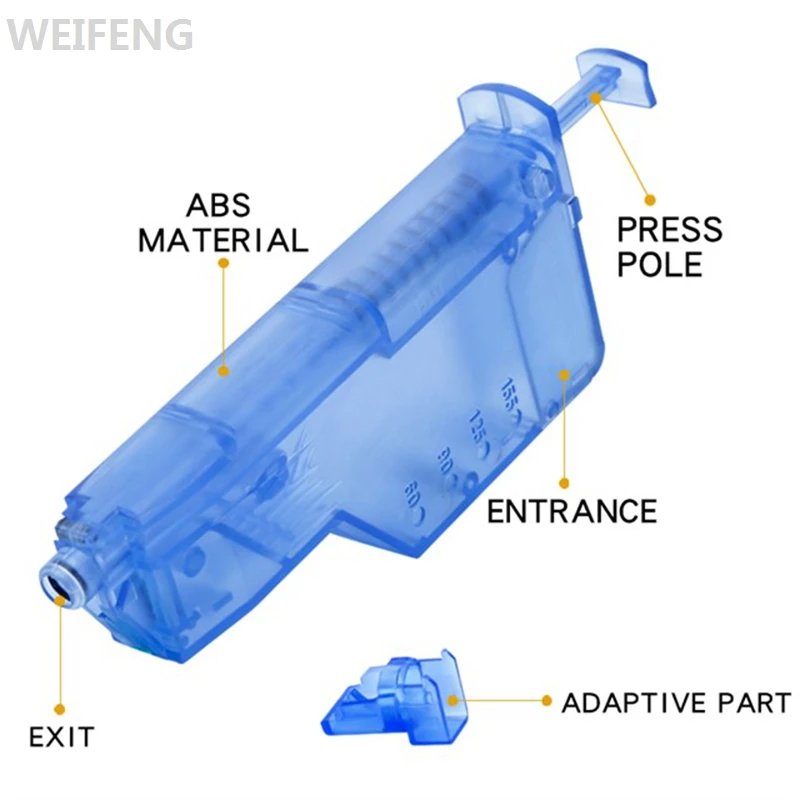 155rd BB Loader Plastic BB Speed loader War Games Combat Tactical BB Loader Paintball Outdoor Hunting Accessory