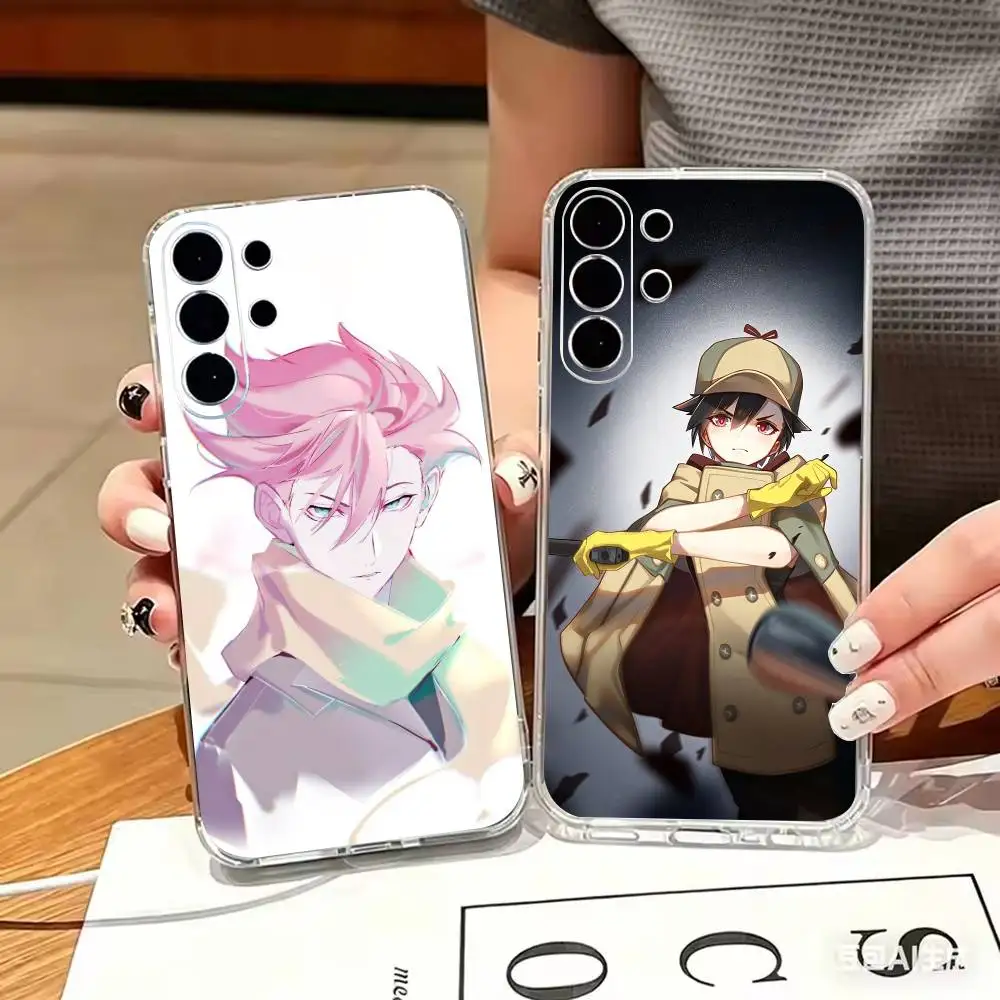 Anime I-IDINVADED Clear TPU Soft Case Phone Case For Samsung S 25,24,23,22,30,21,10,9,Ultra,Plus,Lite,FE,4,5 G