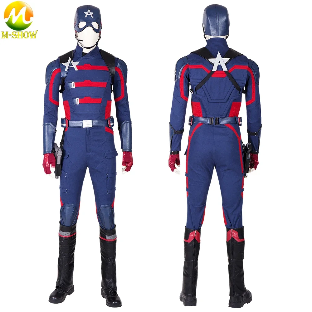 

Superhero John Walker Captain Cosplay Costume Men Outfit for Halloween Carnival Party