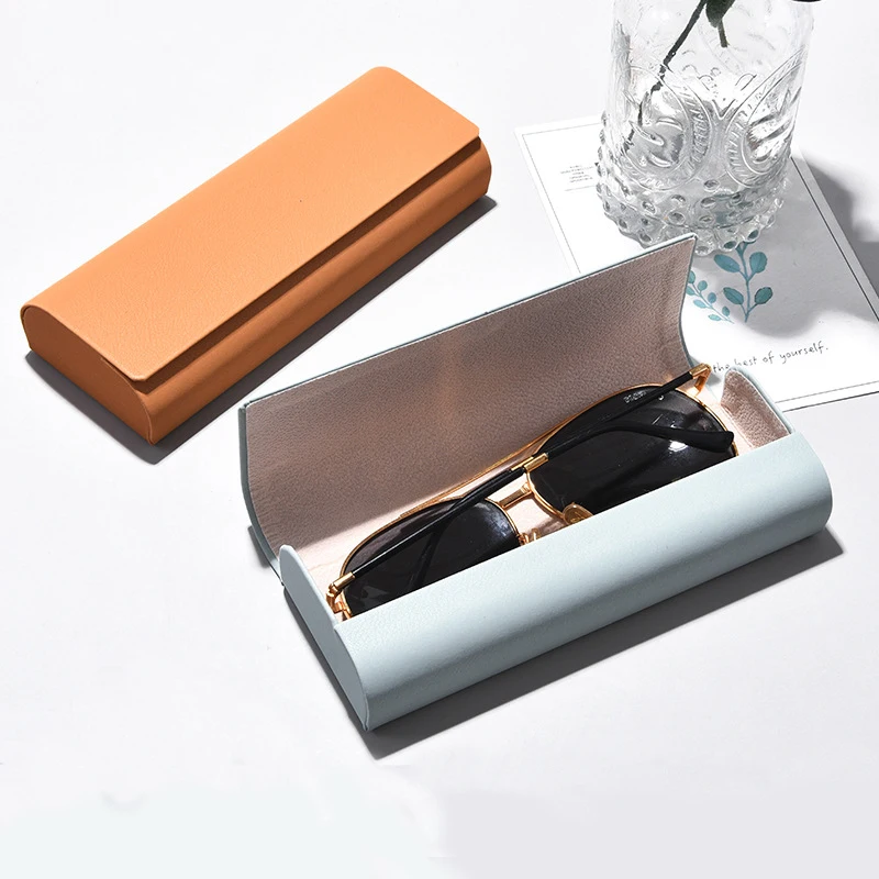 British Ins PU Glasses Case Women Creative Personality Sunglasses Box Glasses Storage Box Eyewear Protection Containers