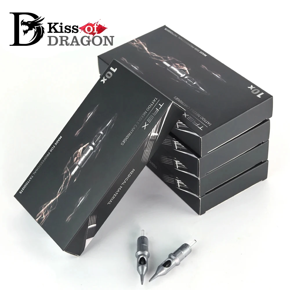 

KISS OF DRAGON Cartridge Tattoo Needles RL RS RM M1 Disposable Sterilized Safety Cartridges For Tattoo Rotary Machine Pen Gun