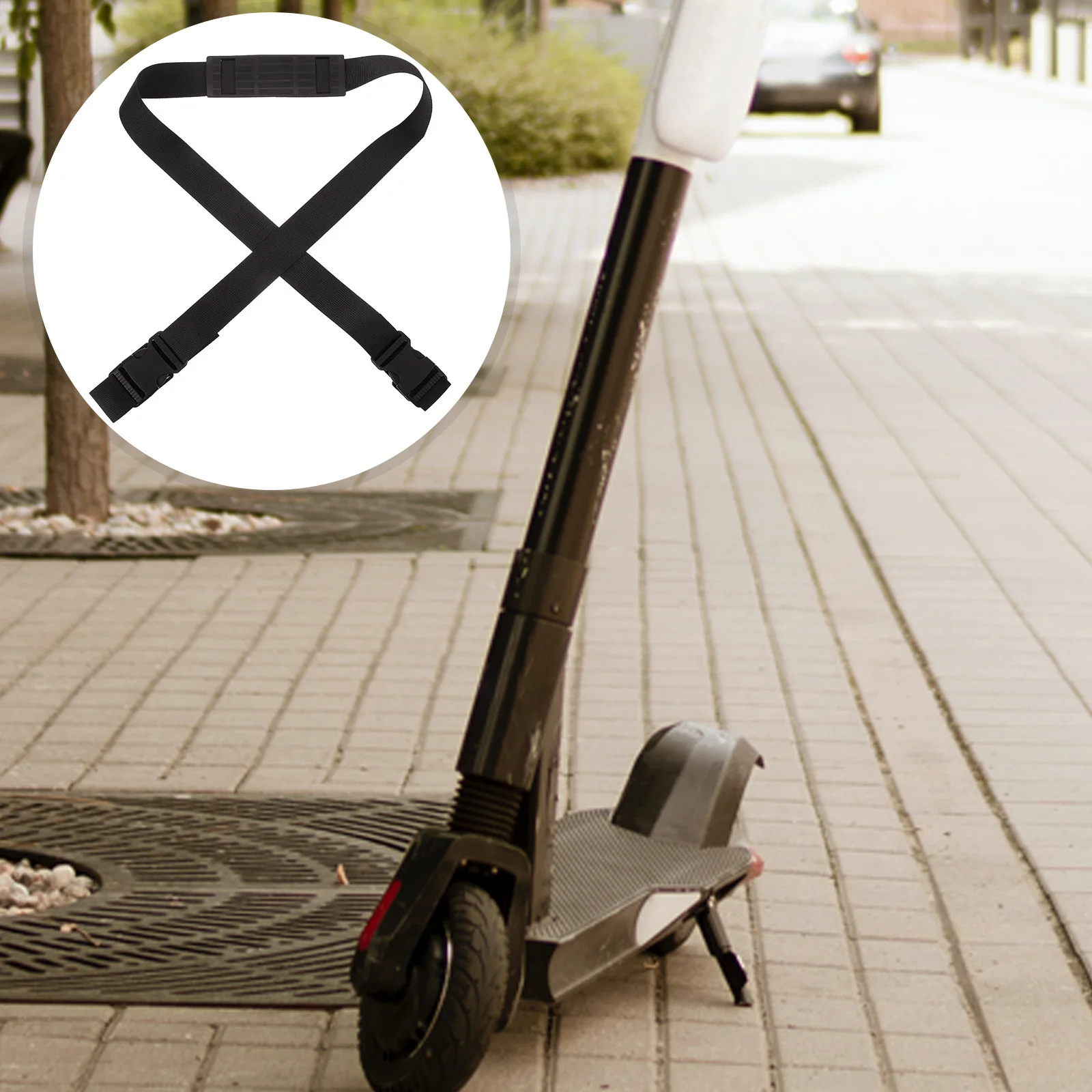 

Outdoor Scooter Strap Adjustable Shoulder Belt for Scooter Carrying Heavy Duty Long Lasting Comfortable Shoulder Strap