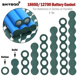 18650/21700 Li-ion Battery Insulation Gasket Pack 25~1000pcs 1S-8S Cell Barley Adhesive Paper Glue Fish Electrode Insulated Pads