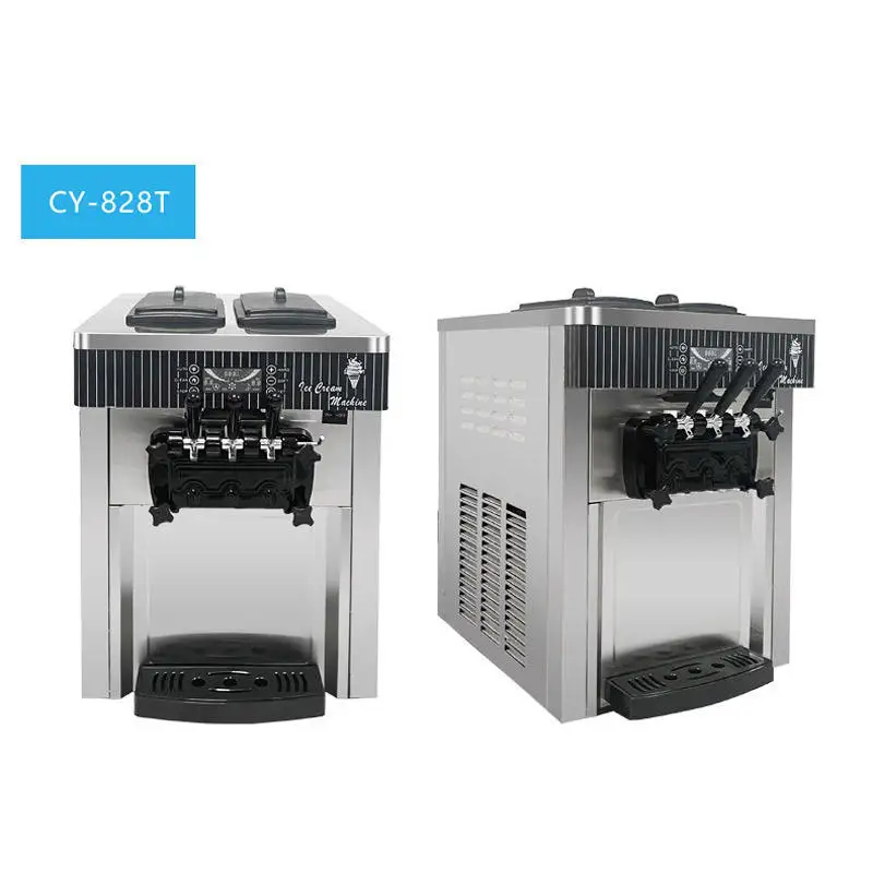 Commercial New High Productivity Ice Cream Making Machine Stainless Steel Soft Serve Yogurt Milk Machine