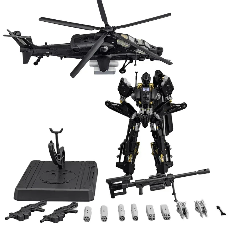 

In Stock Transformation Toy Shenji Industrial WZ-10 CS-02 CS02 Helicopter Alloy Action Figure Toy Collection Gift