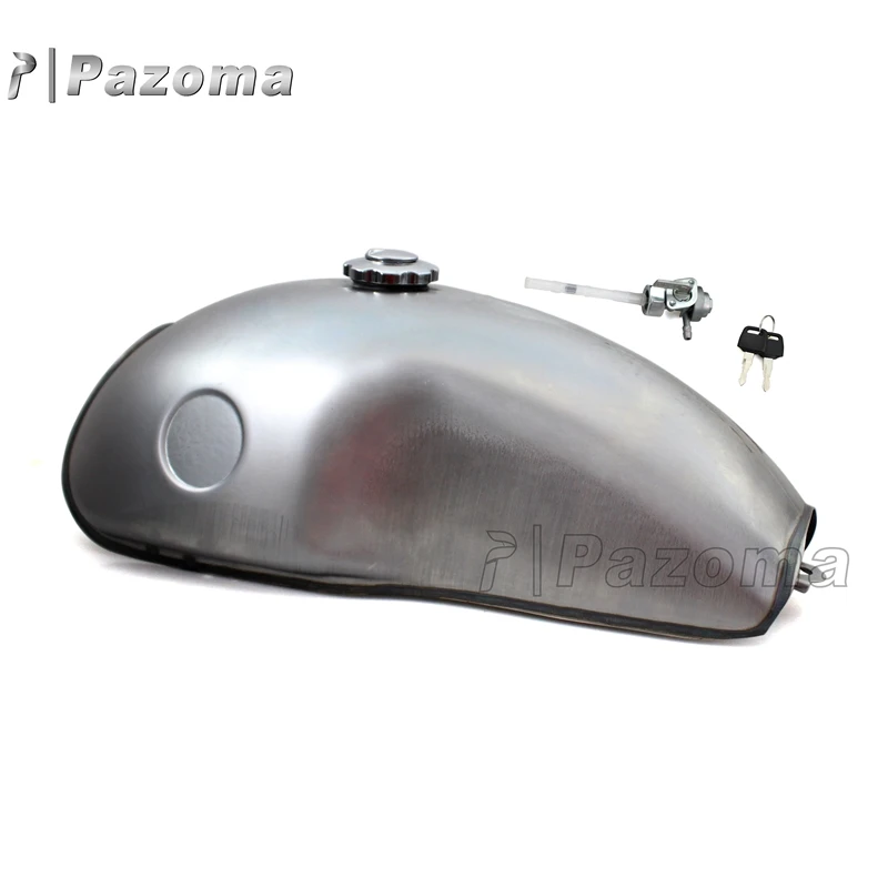 Motorcycle 10L 2.6 Gallon Oil Box Fuel Tank For Honda Kawasaki/Suzuki/RD50/RD350/RD400/R100 R series