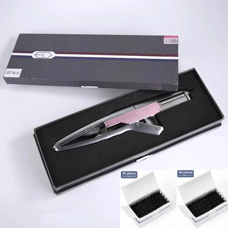 6D Hair Extensions Machine Kit, 2nd Generation Human Hairs No-Trace Hairs Extensions Tool /  Quick and seamless hairs extensions