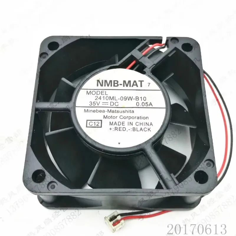

Вентилятор охлаждения NMB-MAT 2410ML-09W-B10 C12 DC 35V 0.05A 60x60x25мм, 2-проводной