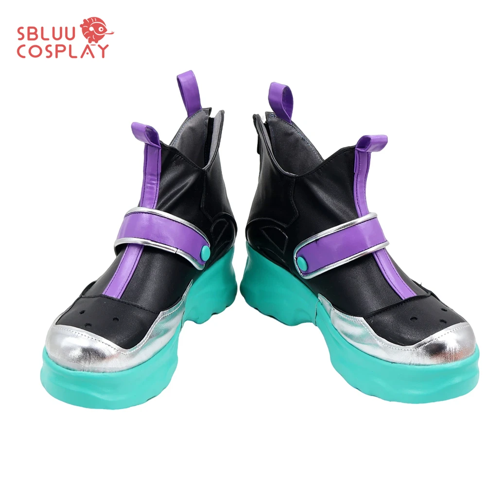 

SBluuCosplay OW Freja Skov Cosplay Shoes Custom Made PU Boots Halloween Carnival Party Accessory