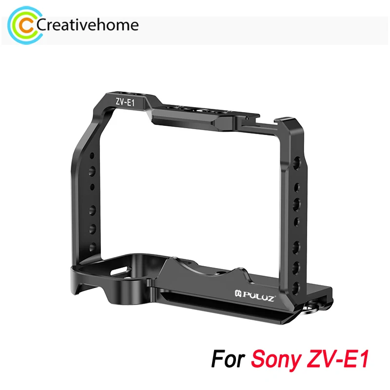 

PULUZ Video Camera Cage For Sony ZV-E1 Camera Rig Stabilizer Cover Mount Built-in 1/4, 3/8 Screw Holes