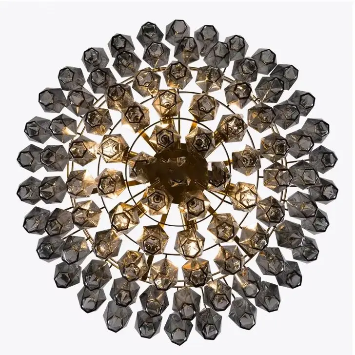 Luxury French modern ceiling light, restaurant living room lighting, pendant lamp