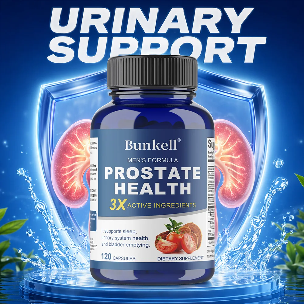 

Men's Prostate Support Capsules, Support Immunity, Prostate & Urinary Tract Health, Reduce Frequent Urination, Prevent Hair Loss