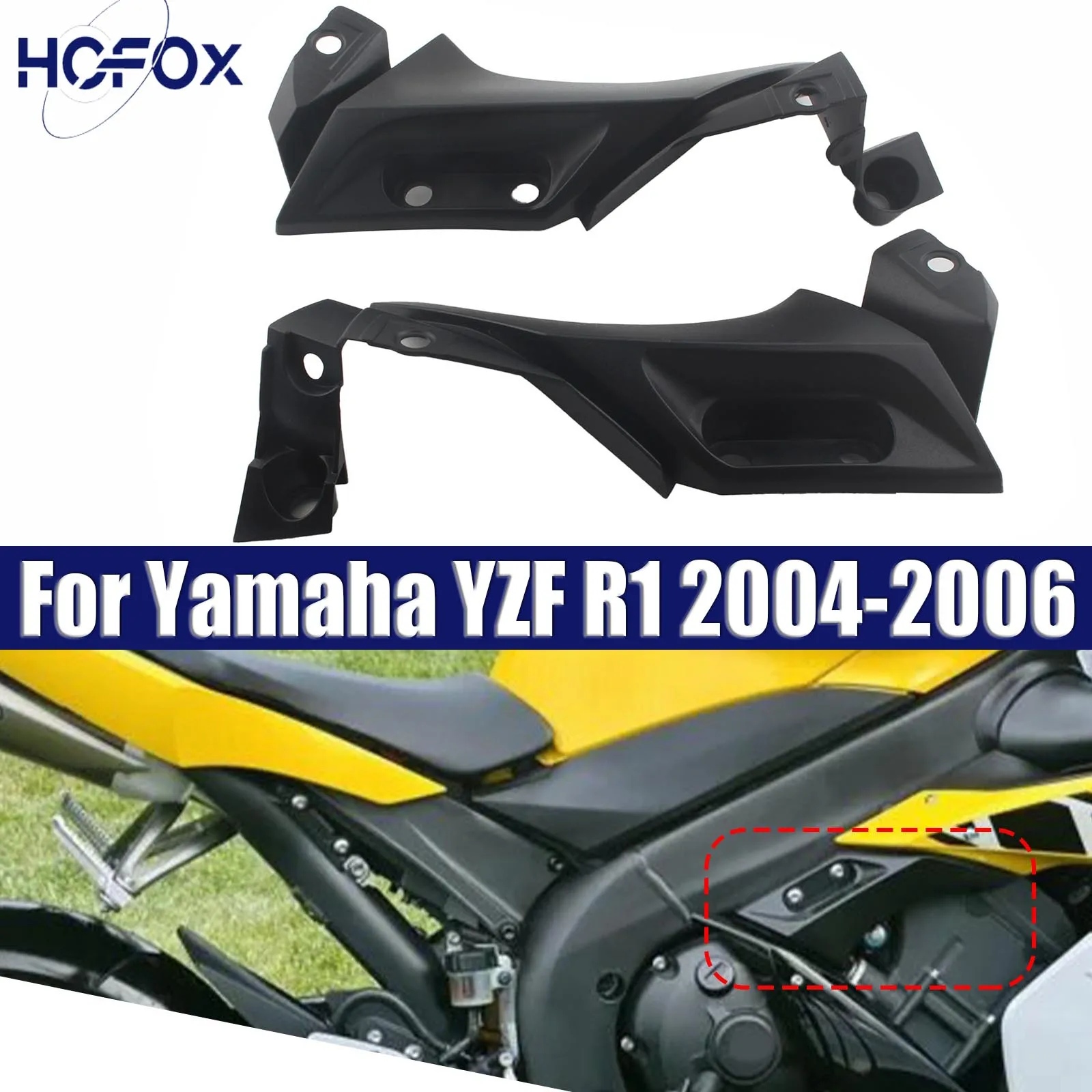 

For Yamaha YZF R1 2004-2006 Motorcycle Unpainted Fairing Parts Side Mid Frame Cover Panel Fairing