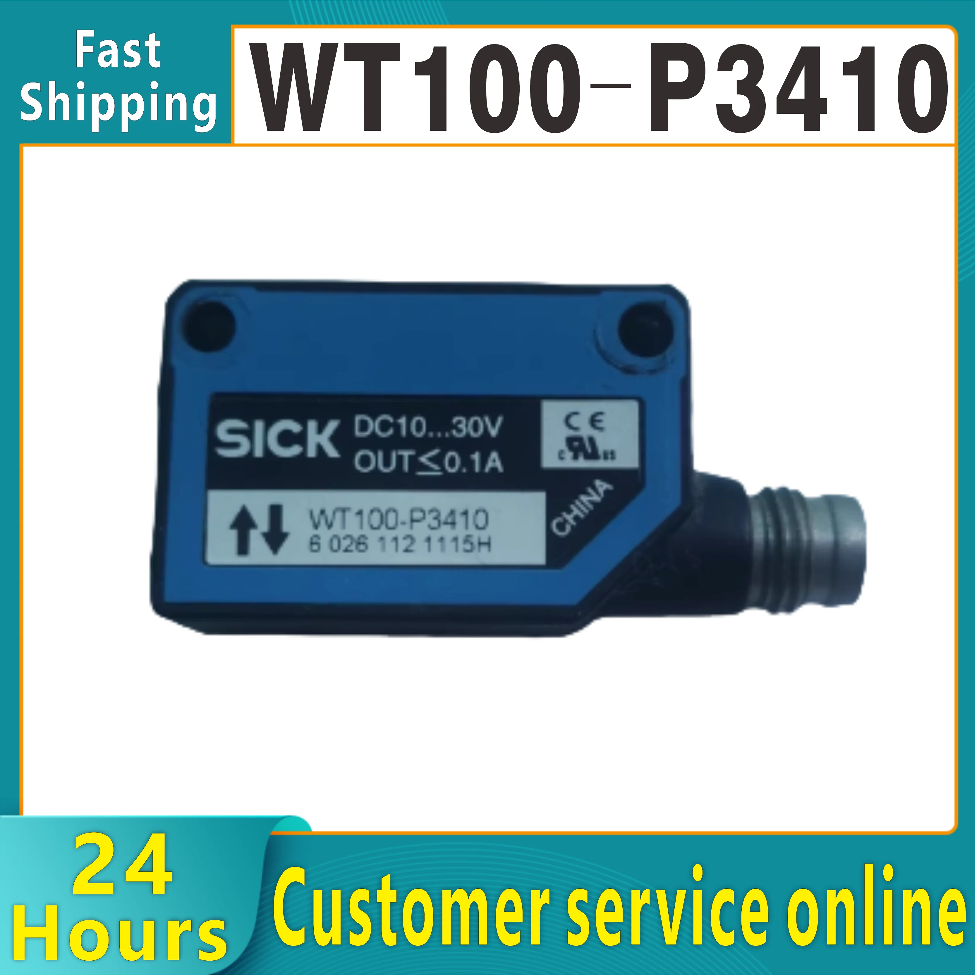 

SICK Germany WT100-P3410 photoelectric switch diffuse reflection 6026112