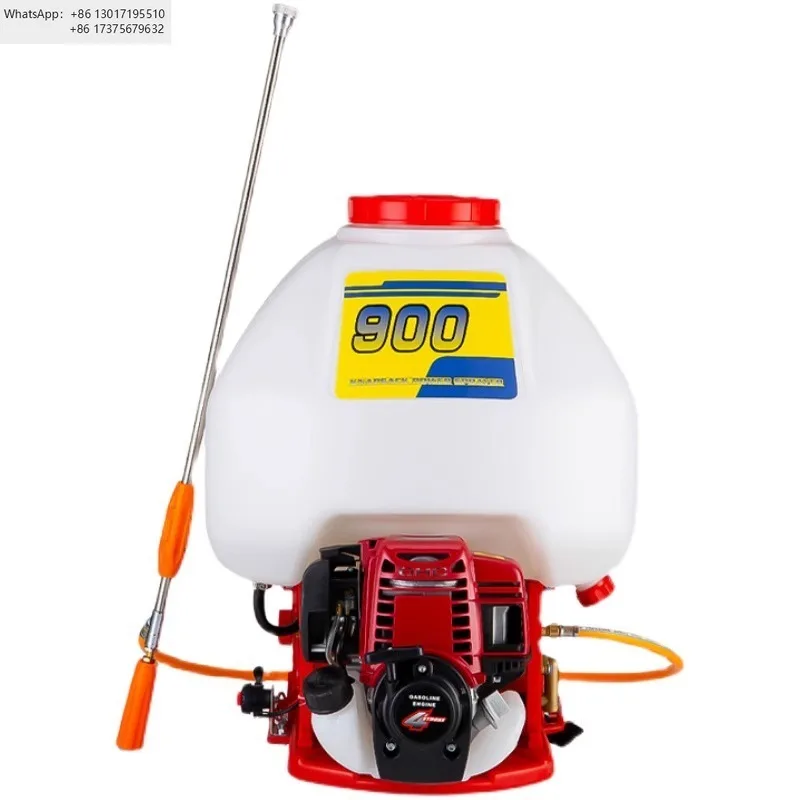Tank Agricultural Disinfection Farm Wet Water Mist Pesticide Machine Agricultural Disinfection Spray 4 Stroke GX35 Engine