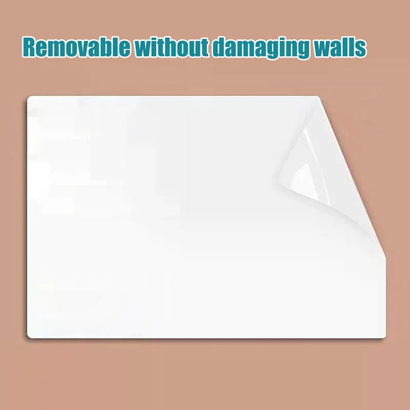 ملصق سبورة بيضاء كهرباء قابل للإزالة وقابل لإعادة الاستخدام لوحة رسم جرافيتي للتدريس لوحة بيضاء منزلية قابلة للمسح من البولي بروبيلين #2