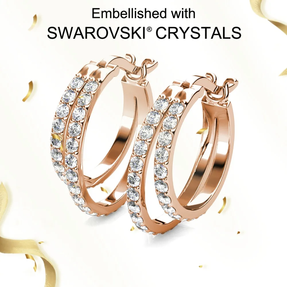 

Daisini 925 Sterling Silver Princess Cute Austrian Crystal From Swarovski for Women Men Stack-able Hip Hop Style Fine Jewelry